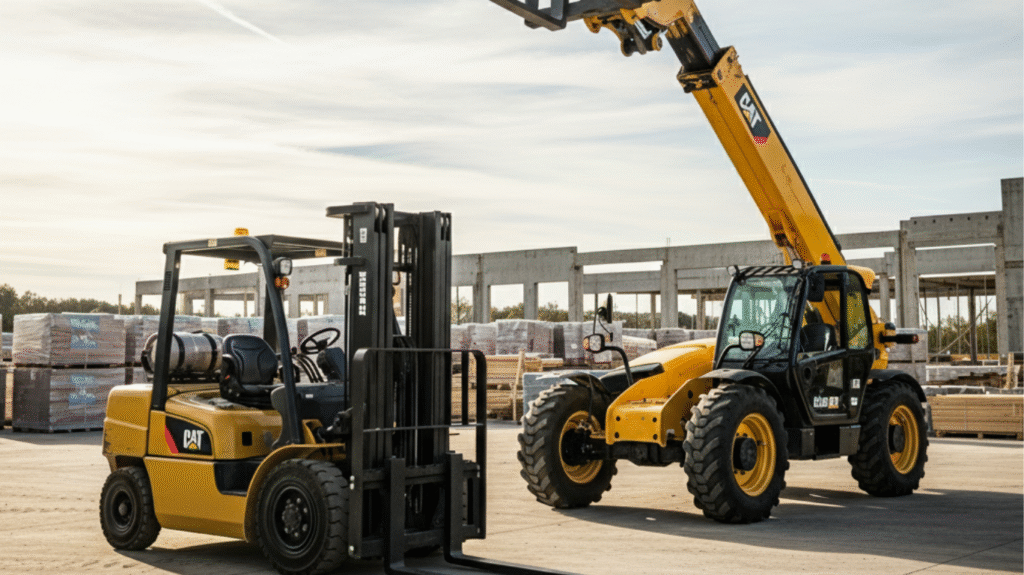 telehandler vs forklift