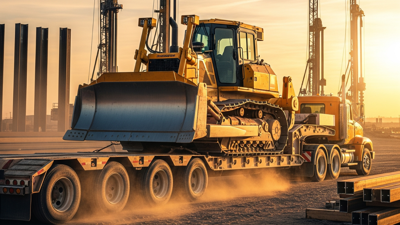 low bed trailer truck rental uae