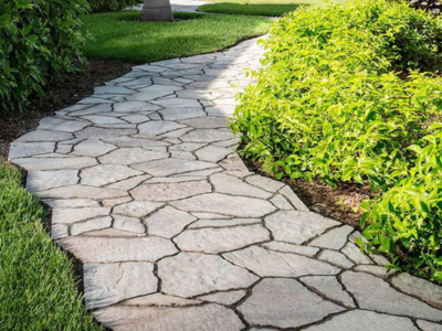 garden footpath tiles