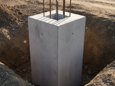precast concrete pole foundation