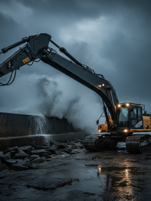 Specialist & Marine Works Excavator