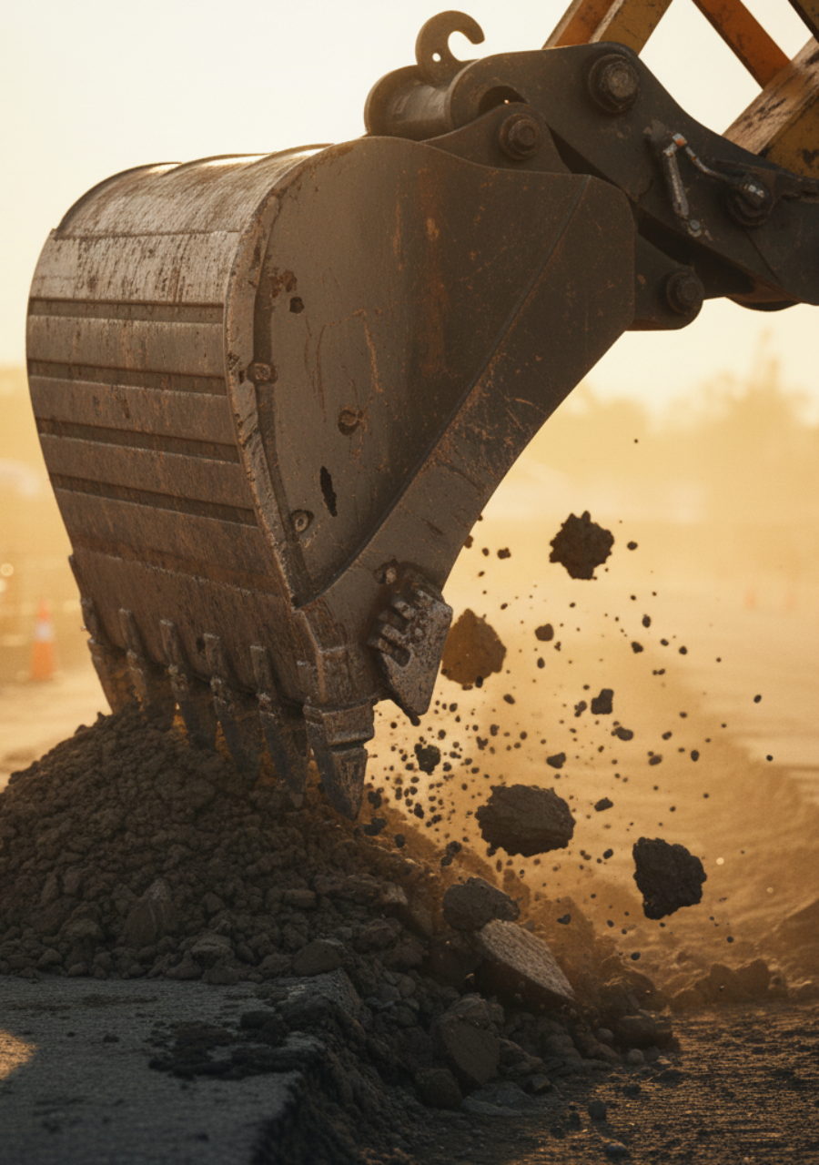 crawler excavator hire