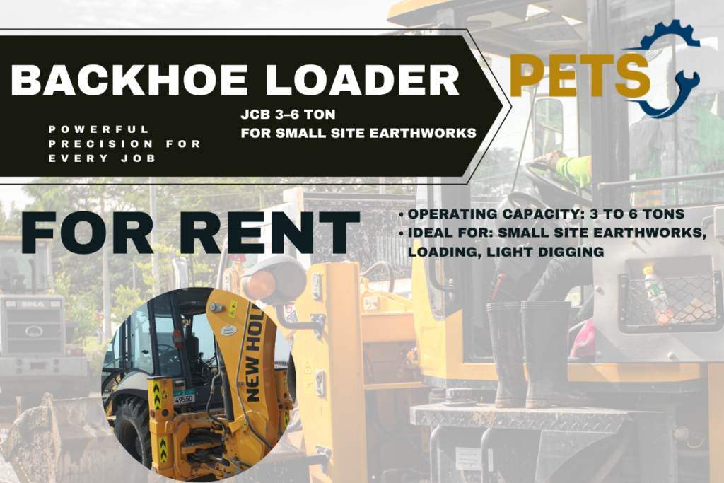 Backhoe loader rental advertisement details