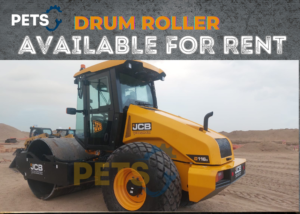 JCB drum roller available for rent